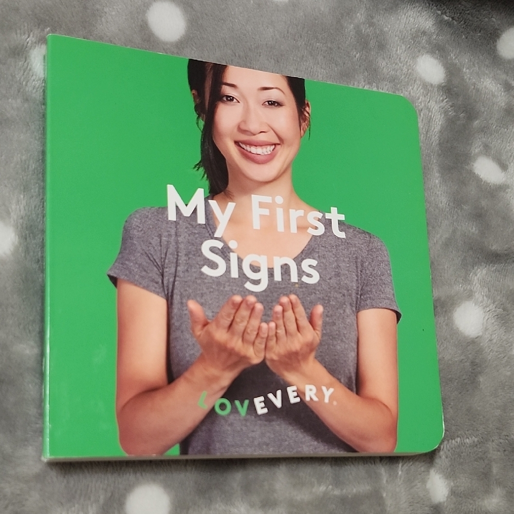 Lovevery My First Signs Board Book - Green Qty 1